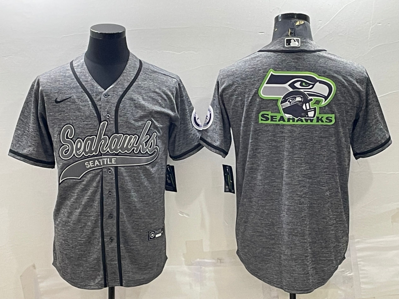 Men's Seattle Seahawks Gray Jersey
